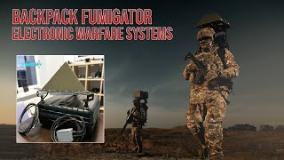 Russian Soldiers with Backpack Fumigator Electronic Warfare Systems [upl. by Clyve]