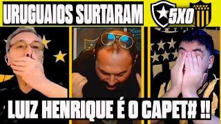 REAÇÕES DOS URUGUAIOS REVOLTADOS COM GOLEADA DO BOTAFOGO REACT BOTAFOGO 5X0 PENAROL [upl. by Murphy]