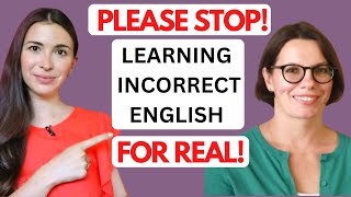 STOP LEARNING INCORRECT ENGLISH FROM MARINA MOGILKO PART 1linguamarinaМаринаМогилкоLEARN ENGLISH [upl. by Nirel]