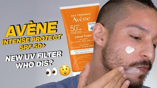 Avene Intense Protect SPF 50 Brand New UV Filter Brown Skin Friendly  Review  Wear Test [upl. by Nelia594]