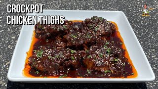 Crockpot Chicken Thighs Recipe  Easy Crockpot Chicken Recipes [upl. by Marou313]