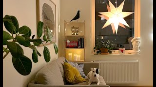 Nordic simple home life Christmas decor slow living Silent vlog Oslo Nøklevann Papegøye café [upl. by Llehsal]