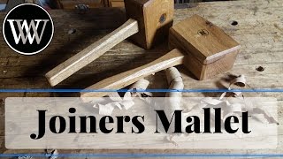 How to Make a Joiners Mallet Building A First Woodworking Hand Tool [upl. by Gorga]