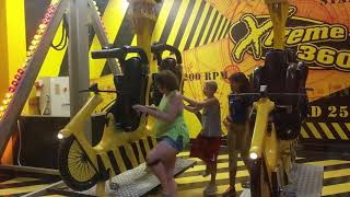 Wonderworks  Myrtle Beach South Carolina  Xtreme 360 Bike  Part 1 of 2  jme Family VLOGS [upl. by Aratnahs]