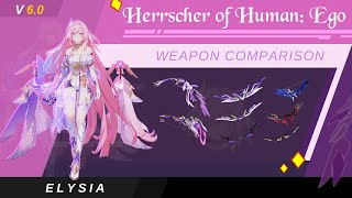 Herrscher of Human Ego  Weapon Comparison [upl. by Soelch]