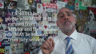 201 How do I get Disqualified from Jury Service  Michael Haber Miami Criminal Defense DUI Lawyer [upl. by Trebleht999]