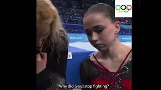 The inhumane reproach of Kamila Valieva’s coach Kam is crying instead of consoling she attacks her [upl. by Nivre]