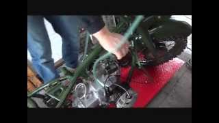 K750 rebuild and first fire up Dnepr Ural M72 russian combination [upl. by Eriuqs]