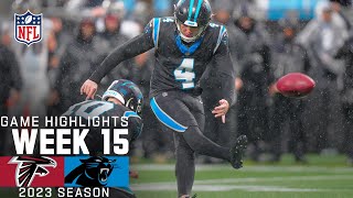 Atlanta Falcons vs Carolina Panthers Game Highlights  NFL 2023 Week 15 [upl. by Yddor]