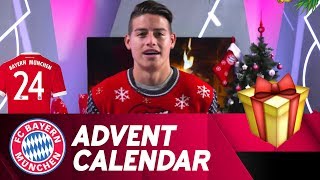 What is James Rodríguez describing  FC Bayern Xmas Advent Calendar 24 [upl. by Lorne]