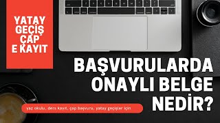 YATAY GEÇİŞ İÇİN İSTENEN “ONAYLI BELGE “ NEDİR [upl. by Seka]