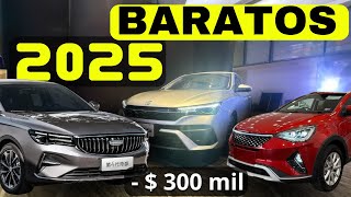 Los 18 Autos Más BARATOS en MEXICO 2025 por Menos de 300 Mil Pesos [upl. by Anelim475]