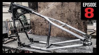 HardTail Frame Kit Install  Bobber Build  Episode 8 [upl. by Buyer]