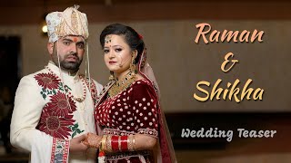 Cinematic Wedding Teaser 2021  Raman weds Shikha  Dalhousie  Puranambika Productions [upl. by Rhiana]