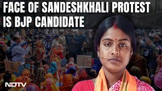 West Bengal Politics  BJP Fields Face Of Sandeshkhali Protest Rekha Patra In Basirhat Contest [upl. by Malarkey]