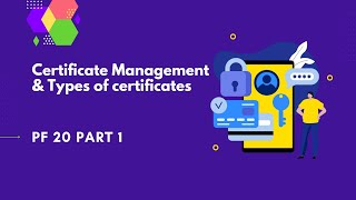 Certificate Management amp Types of certificates  PingFederate Complete course  PF 20 part 1 [upl. by Gilson]