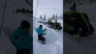 Revelstoke Snowpack Check snowmobile avalanche snopack [upl. by Ymar725]