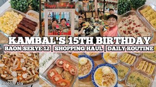 Twins 15th Birthday Tong Yang  Shopping Haul  Baon Serye 12  Daily Routine  Lorelin Sia [upl. by Atirhs]