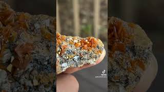 Wulfenite from China mineral crystals minerals gemstone [upl. by Yssis]