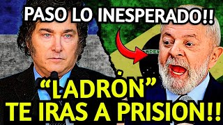 KARMA INSTANTANEO LULA AMENAZO A MILEI pero ¡¡NO ESPERABA ESTA RESPUESTA BRASIL LO ABANDONA [upl. by Aerdnael748]