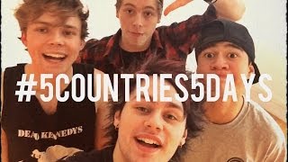 5Countries5Days Food Challenge  5 Seconds of Summer [upl. by Guild]