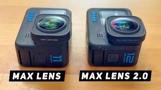 GoPro Max Lens 20 VS Original Comparison  GoPro Tip 710  MicBergsma [upl. by Brunell]