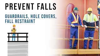 Fall Prevention  Guardrails Hole Covers Fall Restraint Systems Oregon OSHA [upl. by Anihsit501]