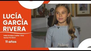 Candidatas a Fallera Mayor Infantil de Valencia 2025 Lucía García Rivera [upl. by Aman36]