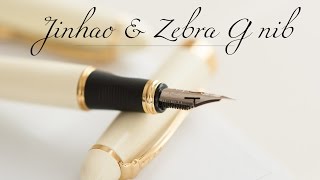 Jinhao and Zebra G nib Okeanas 6th video [upl. by Yklam]