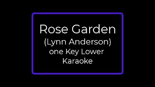 Rose Garden Lynn Anderson Karaoke 0ne Key Lower [upl. by Aindrea302]