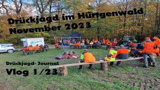 Drückjagd im Hürtgenwald November 2023  DrückjagdJournal  Vlog Folge 0123 [upl. by Jan84]