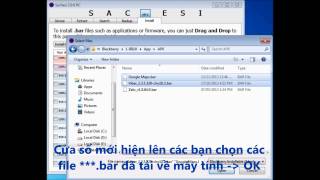 Hướng dẫn cài phần mềm Blackberry trên BB10  bằng Sachesi [upl. by Iam]