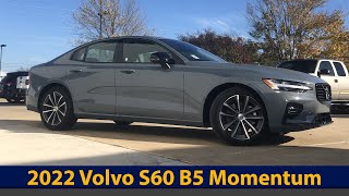 2022 Volvo S60 B5 Momentum Tour And Test Drive [upl. by Erehpotsirhc]