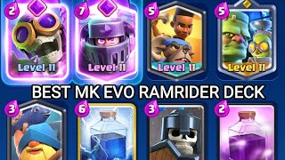 Best meta decks  Best Mega kight Evo Decks in Clash royale [upl. by Zsazsa103]