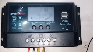 amicismart solar charge controller 12v 60amp solar panel 720w [upl. by Innek]