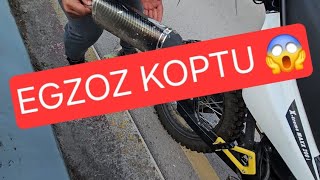 Sapanca motovlog  Egzoz koptu [upl. by Terti241]