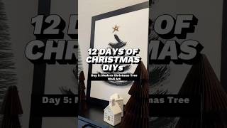 12 Days of Christmas DIYs Modern Christmas Tree Wall Art [upl. by Llehcsreh]