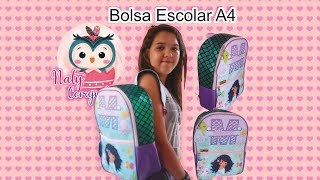 como fazer bolsa escolar A4 [upl. by Parthinia]