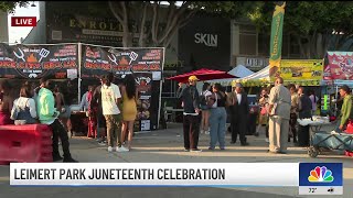 Leimert Park celebration honors Juneteenth [upl. by Arabeila]