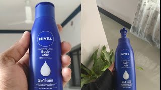 NIVEA Body lotion for very dry skinWinter specialHonest ReviewHow to use😍 [upl. by Colburn861]