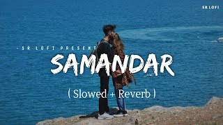 Samandar  Lofi Slowed  Reverb  Jubin Nautiyal Shreya Ghoshal  SR Lofi [upl. by Ailene]