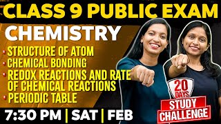 Class 9 Chemistry  Structure of AtomChemical Bonding Redox reactionPeriodic Table  Exam Winner [upl. by Philis]