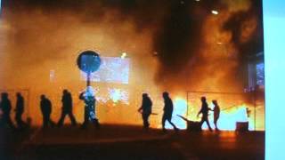 FRENCH RIOTS AMIENS YOUTH FIRE BUCKSHOT AT POLICE SET FIRES FLASHMOB [upl. by Myca]