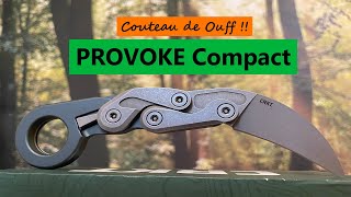 Karambit quotpliantquot CRKT PROVOKE Compact  EDC par excellence [upl. by Norac726]