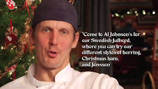 Al Johnsons Traditional Swedish Julbord 2019 [upl. by Annerb]