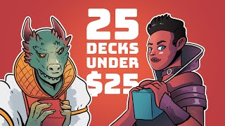 25 Commander Decks Under 25 [upl. by Tennes681]