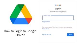 How to Login to Google Drive Google Drive Sign In Help [upl. by Erikson]