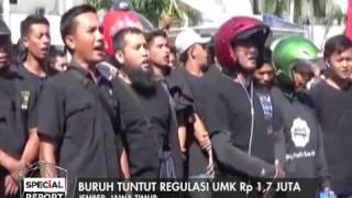 Buruh di Jember Minta Pemda Naikkan Gaji Sesuai UMK Menjadi 17 Juta  Special Report 0105 [upl. by Mauceri]