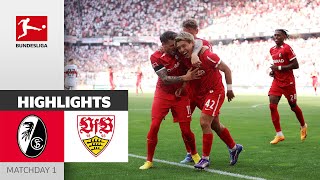 DRAMATIC Stuttgart Loss in First Match  Freiburg  VfB Stuttgart 31  Highlights  MD 1 – BULI [upl. by Magen]