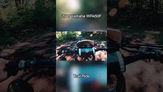 2017 Yamaha WR450F Trail Riding [upl. by Christye]